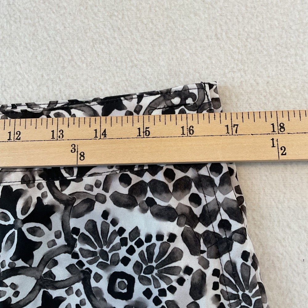 RipSkirt Hawaii Length 2 Wrap Skirt Mosaic Black White Large Swimsuit Coverup - Picture 2 of 9